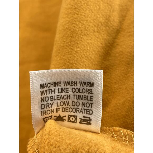 OCEAN BEACH Men's Gold Yellow Aspen Snowmass Logo Pullover Hoodie SZ M - Picture 8 of 10